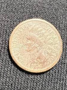 lot 75 image: 1872 US INDIAN HEAD CENT