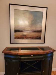 lot 41 image: Uttermost Silver Matte Ethereal Landscape Artwork