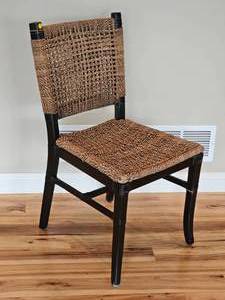 lot 136 image: Sea Grass Twine Accent Chair