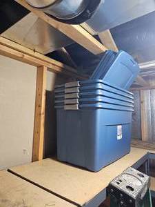 lot 359 image: Five Count of 35 Gallon Tubs