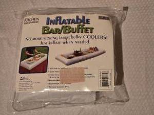 lot 231 image: Inflatable Portable Bar  Buffet Ice Cooler Table Insert