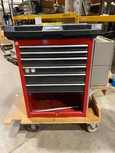 lot 12ET image: Wheeled Tool Cabinet (591217)