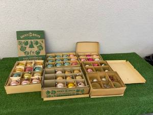 lot 11 image: Vintage Xmas Ornaments