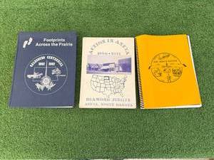 lot 24 image: Galesburg ND Centennial 1982 Book, Aneta ND Diamond Jubilee Book 1971 & Ayr ND 2008 125 Years Book