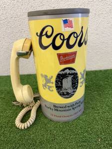 lot 58 image: Large Coors Can Telephone