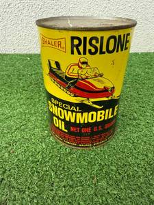 lot 130 image: Rislone Special Snowmobile Oil Quart Can - Full