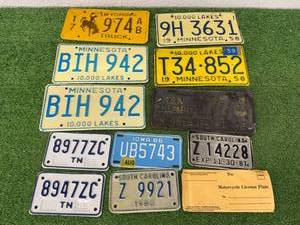 lot 131 image: License Plates