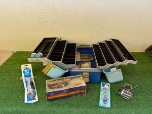 lot 148 image: Fishing Tackle Box & Fishing Gear