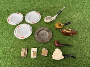 lot 186 image: Lighters, Ashtrays & Pipes