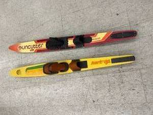 lot 195 image: Slalom Water Skis - Coleman & Hart