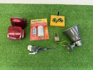 lot 220 image: Signal Horn, Lights, Padlock & More