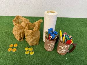 lot 222 image: NOS Soda Bottle Caps, Coasters & Drink Stirrers