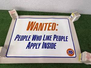 lot 242 image: Phillips 76 Window Clings - 4 24 x 32