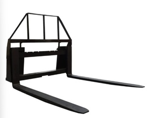 lot 38 image: Mower King Skid Steer Forks, 4000lb weight capacity