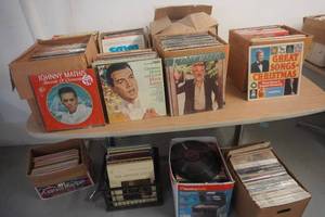 11 Boxes of Vintage Vinyl LP's By Assorted Artists