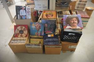 lot 10 image: 8 Boxes of Vintage Vinyl LPs By Assorted Artists
