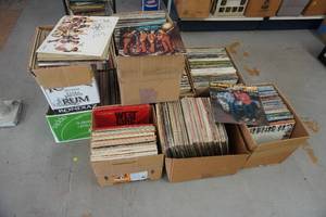 lot 14 image: 8 Boxes of Vintage Vinyl LPs By Assorted Artists