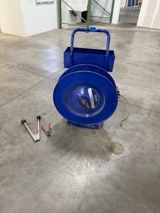 lot 55 image: ULine Strapping Cart and strapping tools