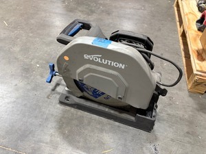 lot 90 image: Evolution S380 Metal Cutting 14 Chop Saw