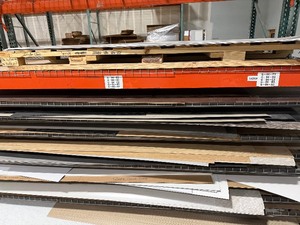 lot 176 image: Wood vinyl sheets