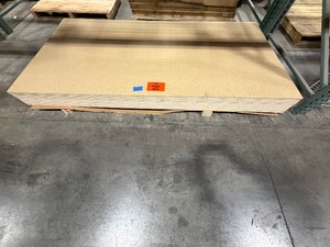 lot 202 image: (11) 4x8x 34 particle board
