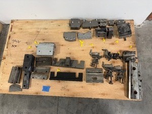 lot 160 image: Steel dies and other pieces