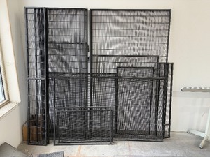 lot 192 image: Cage system. Last picture shows an example of what it looks like set up.