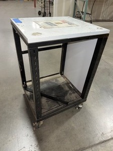 lot 214 image: Mobile cart  23 x 25