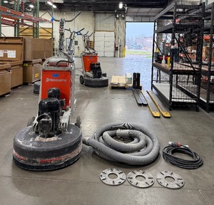 lot 39 image: Husqvarna PG820 Planetary floor grinder  polisher with 32 inch grinding width. Hours1309