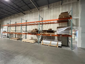 lot 18 image: Pallet Racking 592 L x 48 D x 166 H