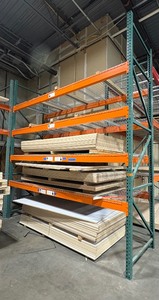 lot 62 image: Pallet racking, 150L x 48D x 166H