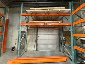 lot 59 image: Pallet racking, 150L x 48D x 166H