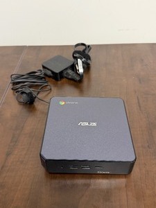lot 258 image: Asus Chromebox 3 and adapter