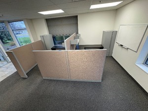 lot 271 image: Modular Workspace with overall measurement of 16W x 9D x 66 H
