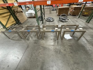 lot 280 image: (4) Retail shoe displays