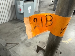 lot 21B image: Teledyne Pines vertical hydraulic tube bender sn 44366-77081