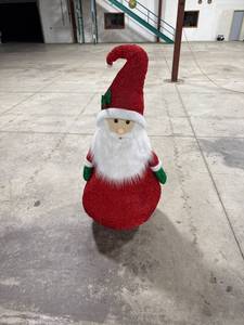 lot 0010 image: Glittery Santa Decoration