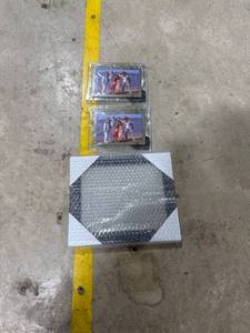 lot 0044 image: Framed Photos & Wrapped Item