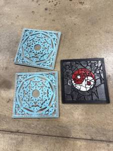 lot 0049 image: Decorative Wall Panels Set