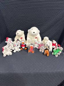 lot 0079 image: Coca-Cola Stuffed Animal Collection