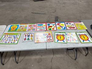 lot 0127 image: Preschool Educational Puzzles