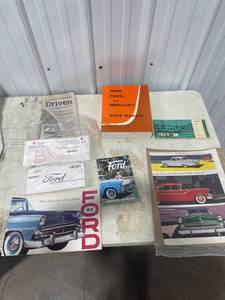 lot 0153 image: Vintage Ford Mercury Manuals