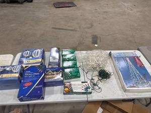 lot 0200 image: Assorted Holiday & Outdoor Lights