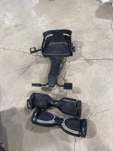 lot 0205 image: Hoverboard Kart and Hoverboards