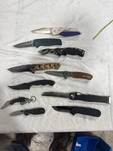 lot 0215 image: Assorted Knives Collection