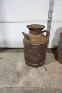 lot 113 image: Antique Cream Can