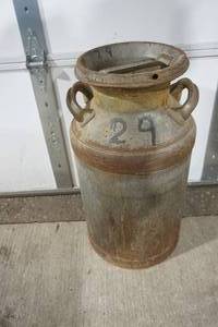 lot 114 image: Antique Milk Can