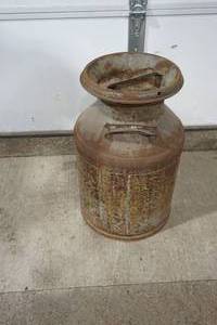 lot 115 image: Antique Cream Can