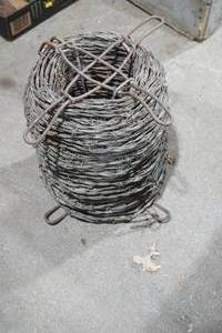 lot 154 image: Reel of Barbed Wire