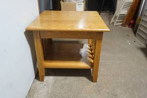 lot 40 image: Wooden Side Table
